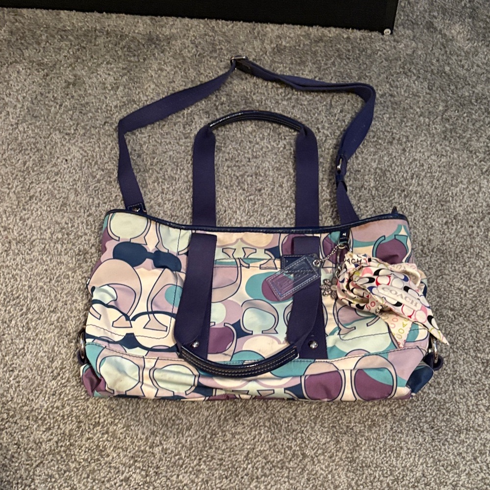 Coach Multicolor Patterned Shoulder Bag - Picture 2 of 4